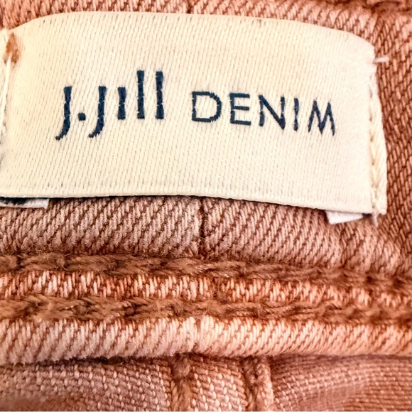 J. Jill | Burnt Orange High Ruse Cropped Cuffed Pants | Sz 10 - Picture 5 of 8